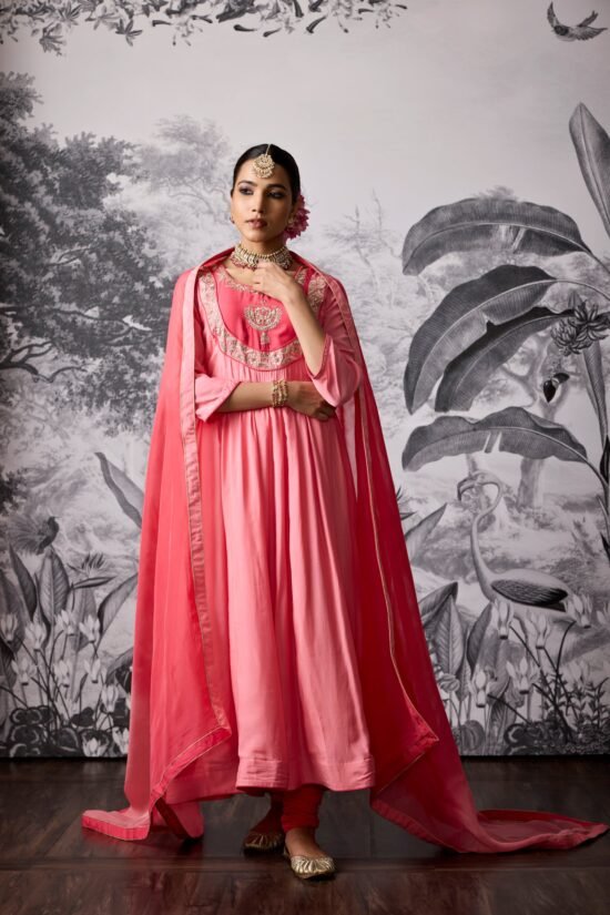 Aster Anarkali Kurta Set