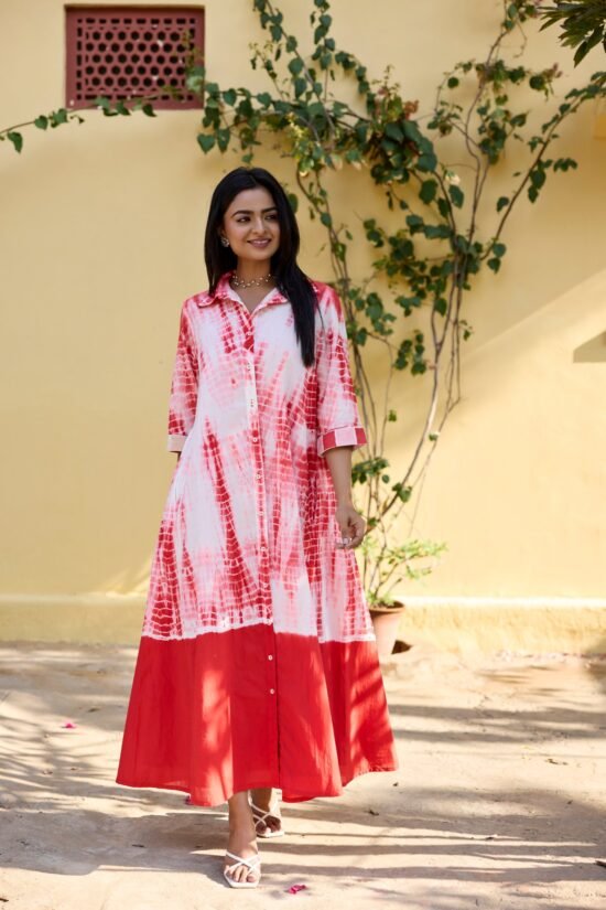 Color Splash Cotton Dress
