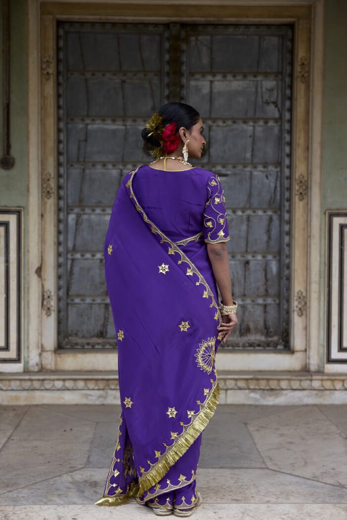 Ranisa Purple Saphhire Saree
