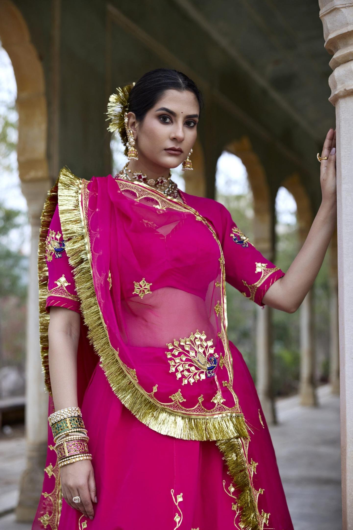 Ranisa Ruby Lehenga Set