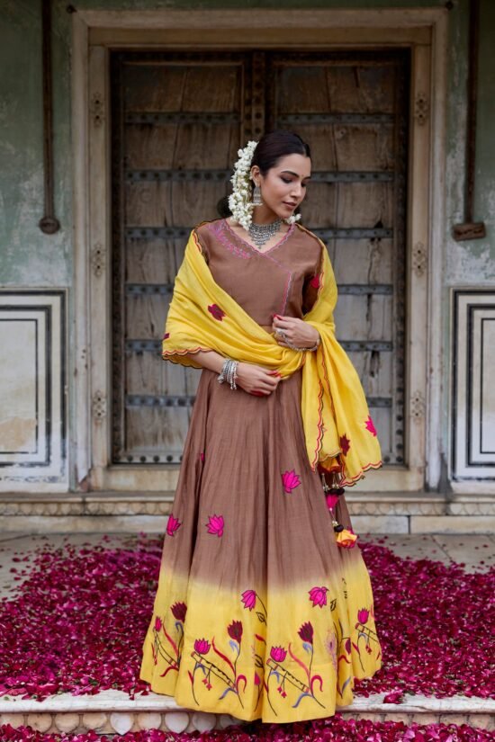 Peetambari Lehenga Set