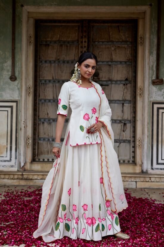 Shwetambari Lehenga Set