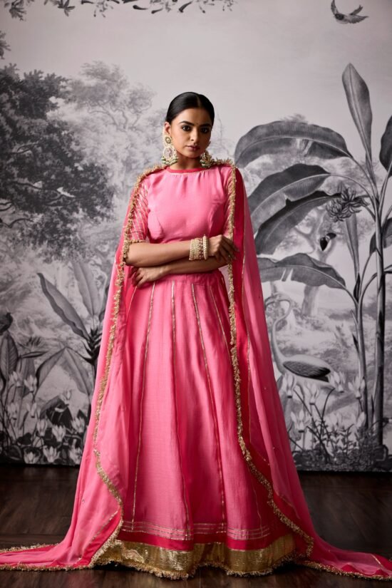 Blush Pink Gota Lehenga Set
