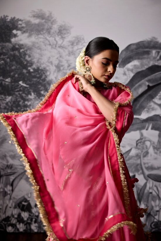 Blush Pink Gota Lehenga Set