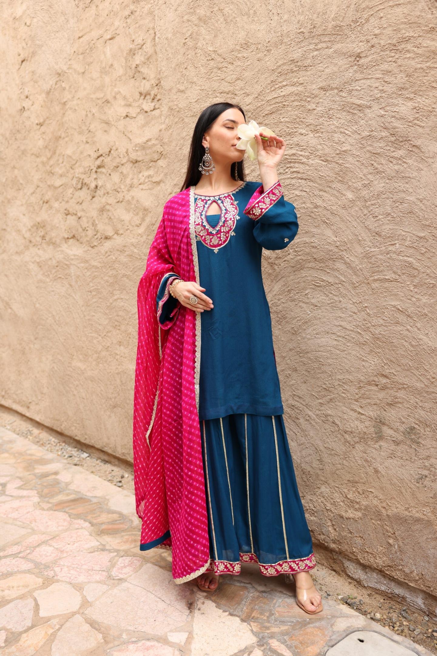 Mayuri Gota-Patti Sharara Set