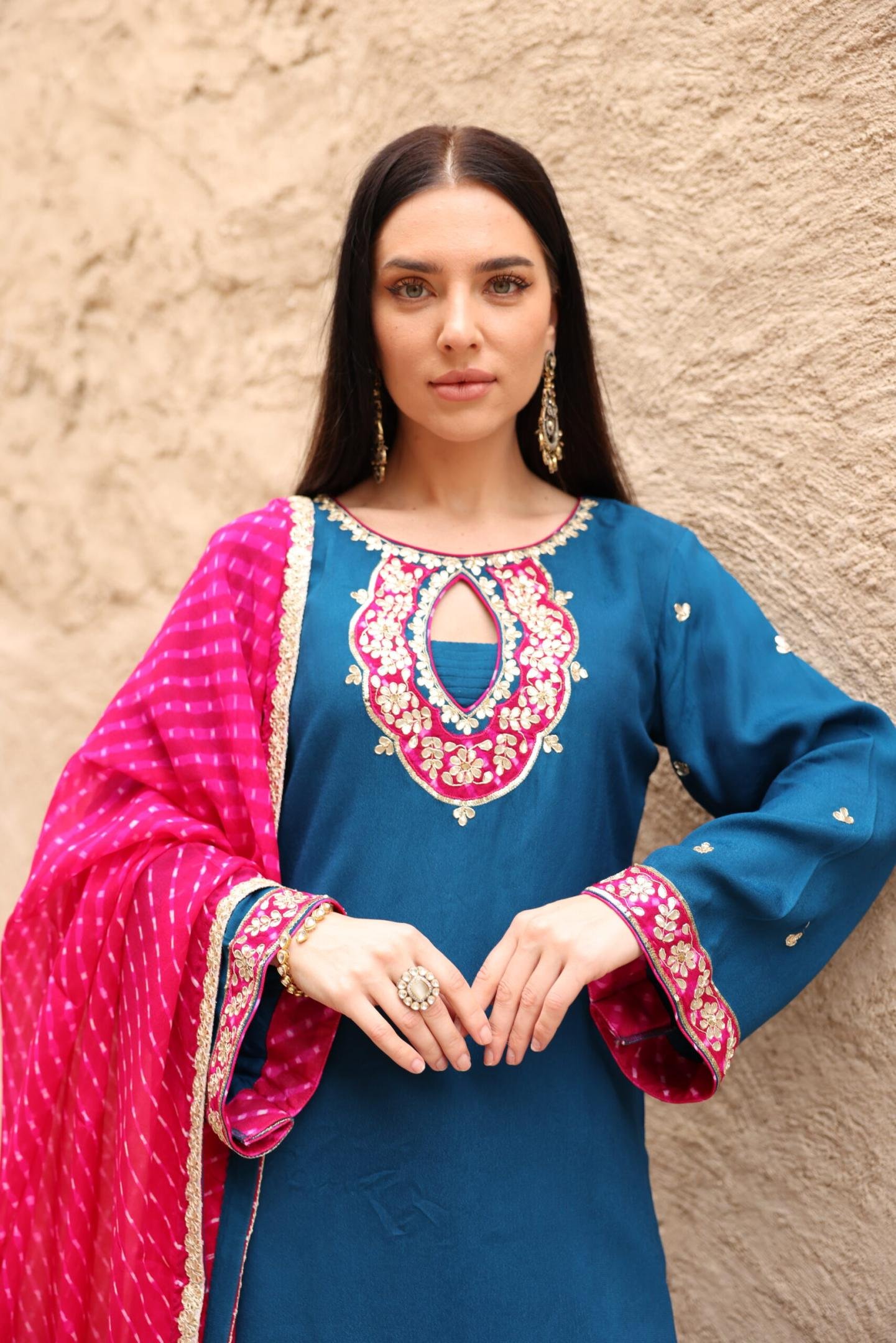 Mayuri Gota-Patti Sharara Set