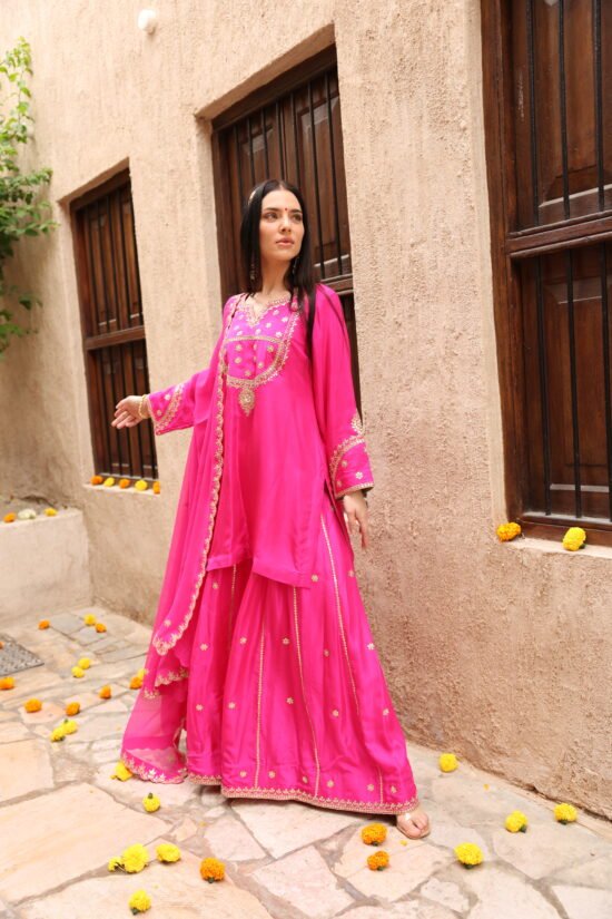 Kumudini Gota-Patti Sharara Set