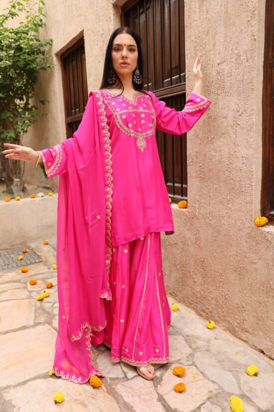 Kumudini Gota-Patti Sharara Set