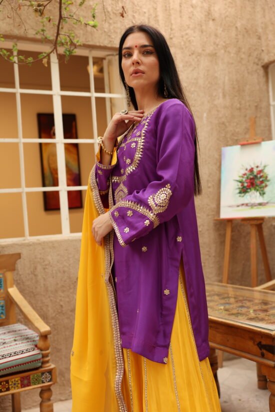 Jamuni Gota-Patti Sharara Set