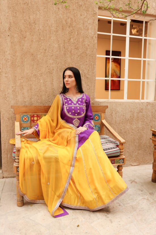 Jamuni Gota-Patti Sharara Set