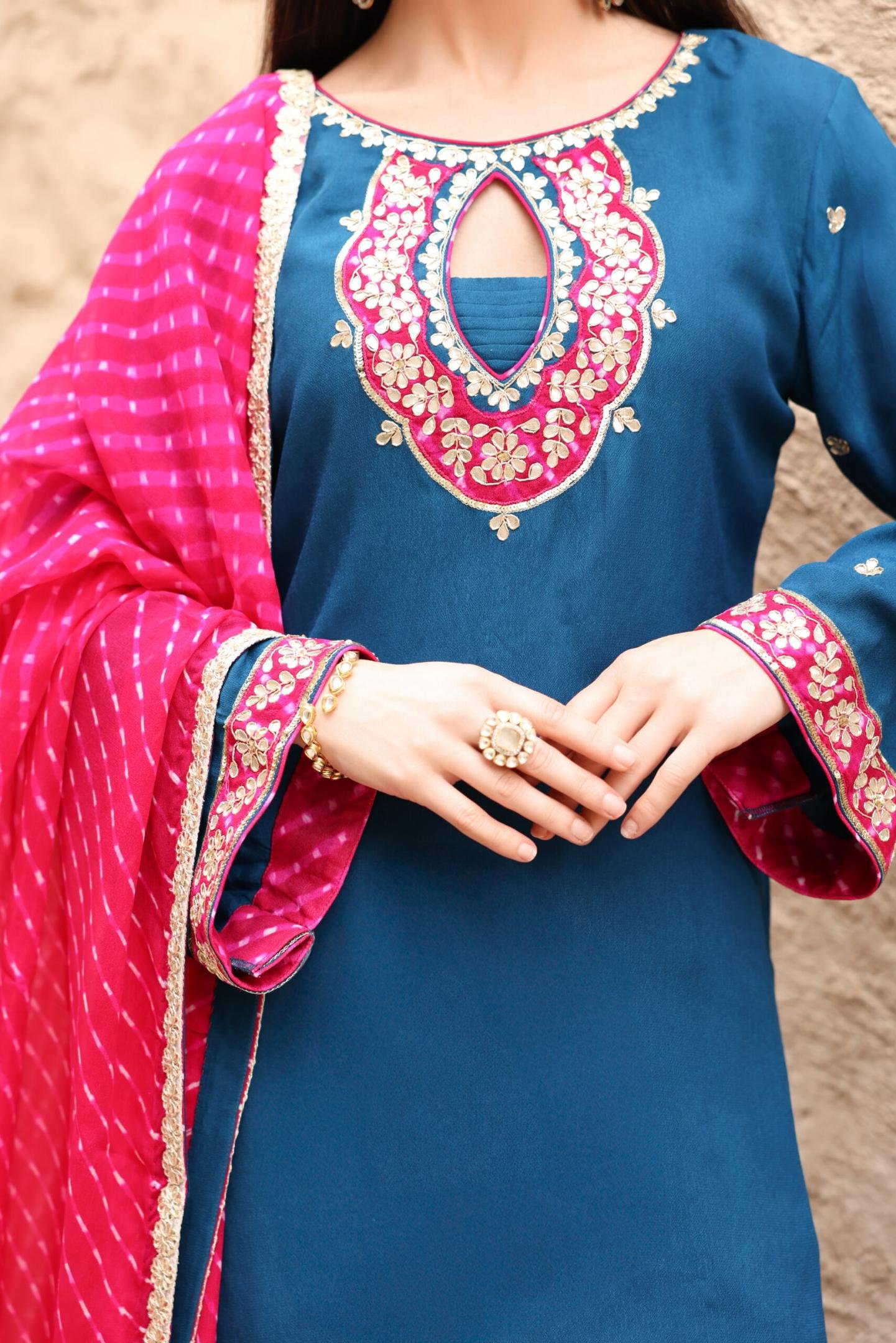 Mayuri Gota-Patti Sharara Set