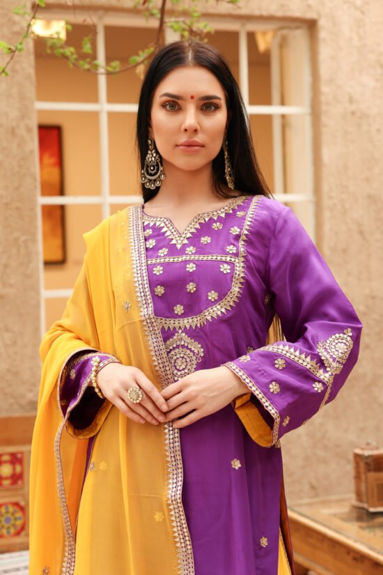 Jamuni Gota-Patti Sharara Set