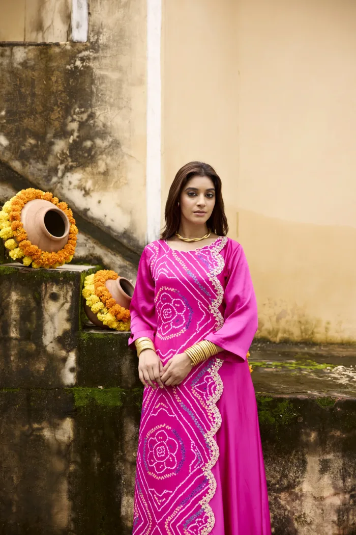 Gulaabo Gota Patti Dress