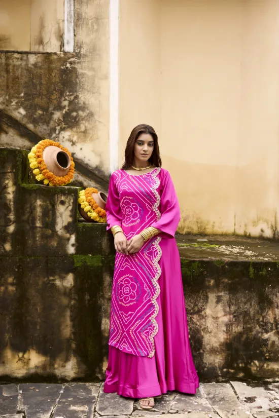 Gulaabo Gota Patti Dress