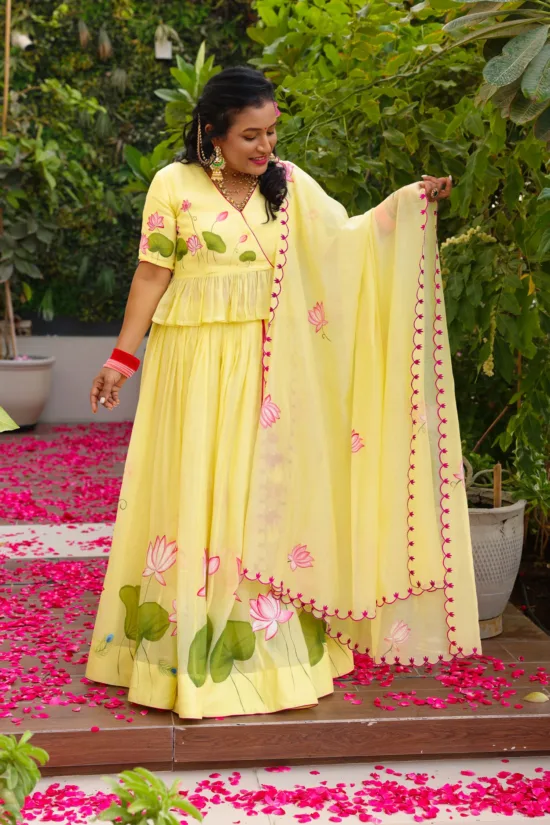 Yellow Lehenga Set