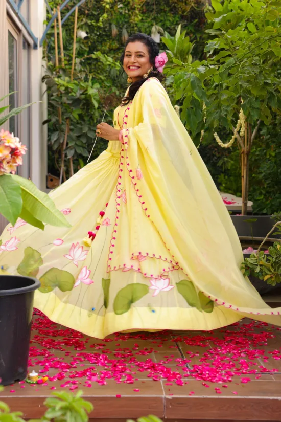 Yellow Lehenga Set
